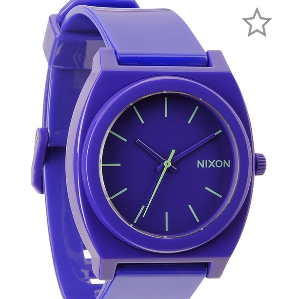 Nixon Time Teller P Purple Analog Watch
